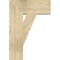 Ekena Millwork Traditional Block Rough Sawn Bracket, Douglas Fir, 6"W x 18"D x 26"H BKT06X18X26TRA05RDF - alternate 4